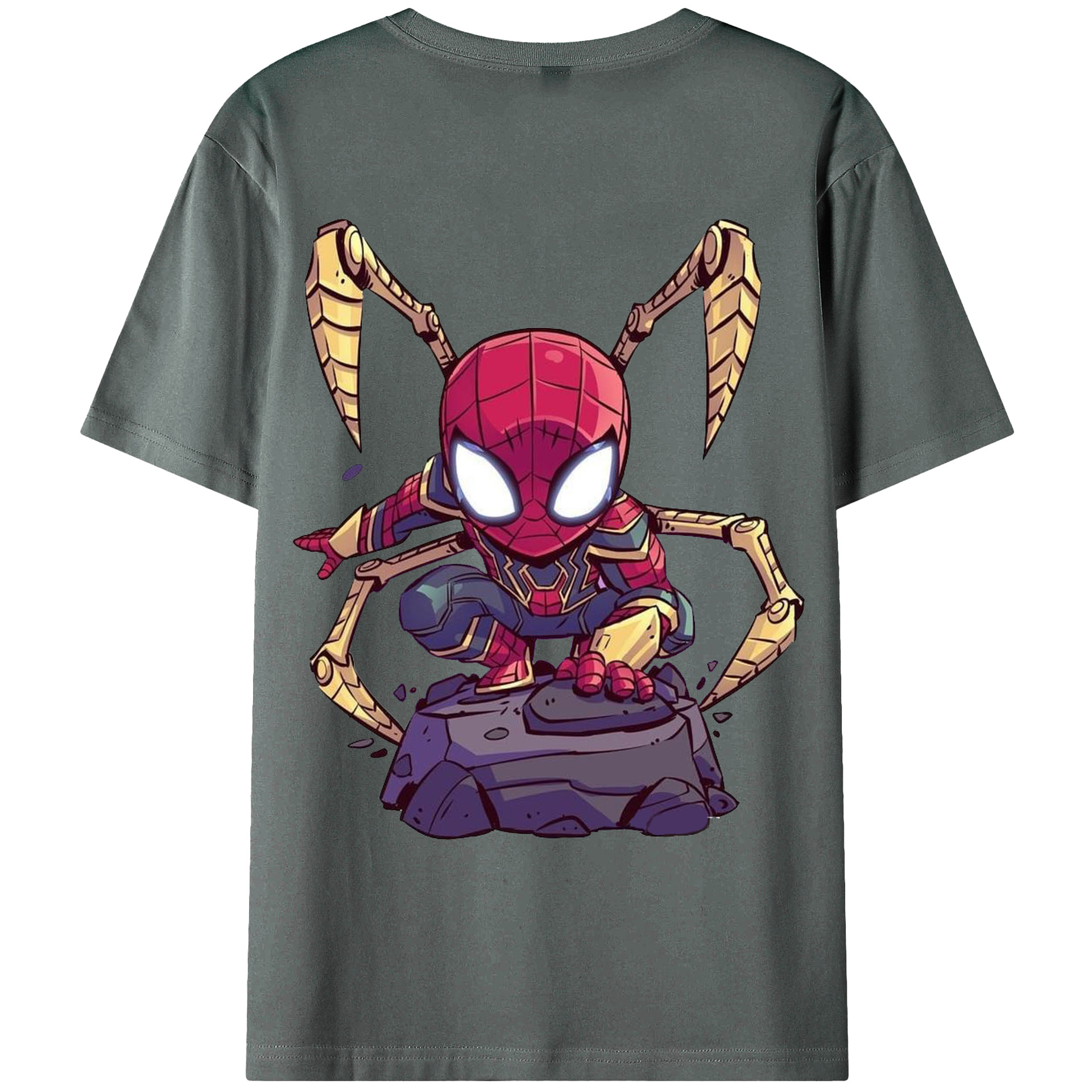 （画像用） アベンジャーズ The Avengers 綿100％ メンズ半袖Tシャツ（バックプリント） 通気性